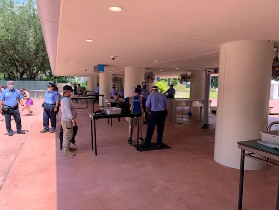 Epcot Reopening Security Line
